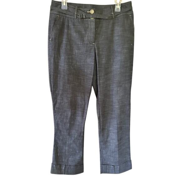 Rafaella 2-Piece Suit – Jacket 12/Pants 8 – Slate Blue Gray Textured Stretch Set - Picture 3 of 12
